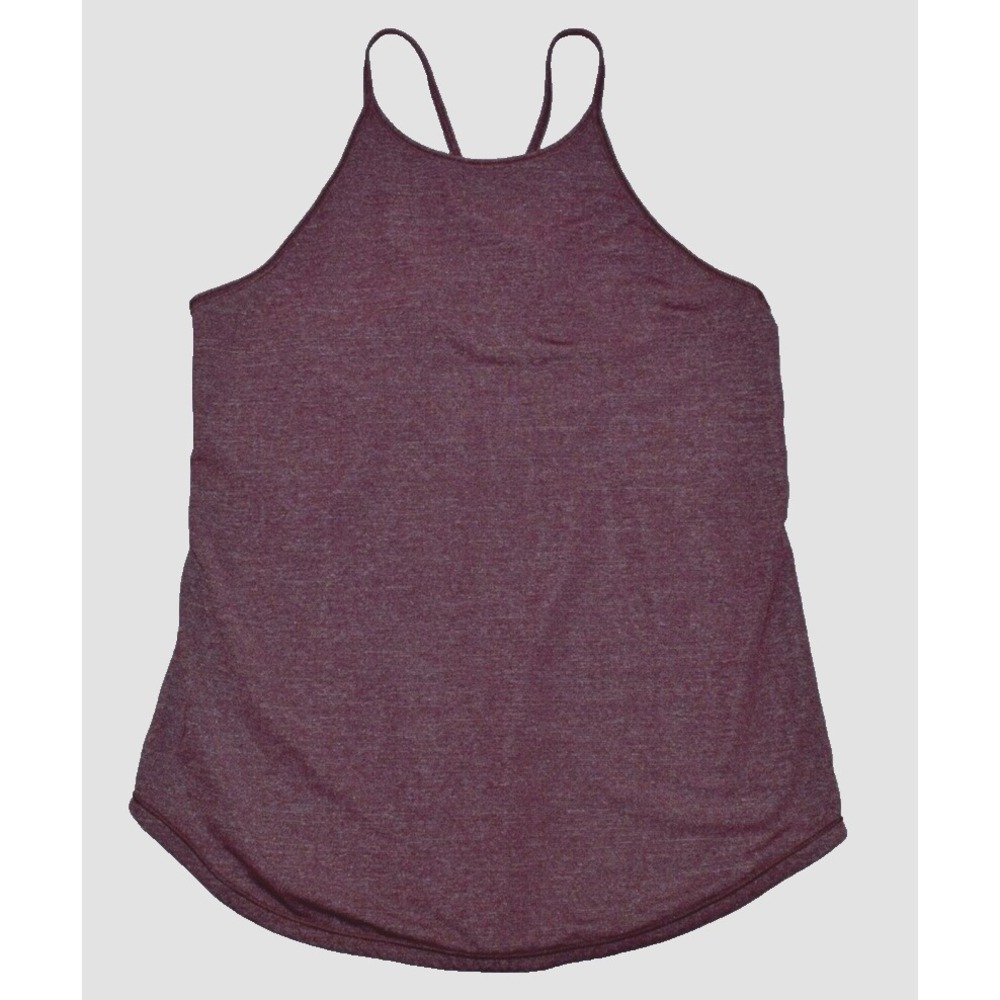Lululemon Fast As Light Women's Tank Top Size 4 Burgundy Singlet in Heathered